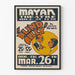 Retro poster for the theater Blind Alley Mayan Theatre