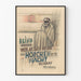 Póster artístico Blind Kauern Wir Am Rand Der Erde para decoración de paredes