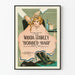 Póster vintage de cine con cabello cortado Wanda Hawley