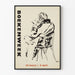 Decorative Poster Boekenweek March 30 – April 6 in Black and White