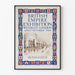 Póster vintage de la Exposición del Imperio Británico 1924 Wembley Londres