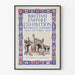 Póster vintage de la Exposición del Imperio Británico 1924 Londres