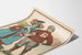 Vintage Brown team poster in sporty and elegant attire