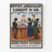 Vintage Poster of American Buffet Maison du Lingot d'Or