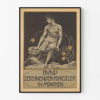 bund-zeichnender-kunstler-in-munchen