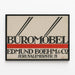 Póster vintage de oficina mobiliario Edmund Boehm & Co — cuadro enmarcado en la pared