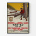 Póster vintage de reclutamiento del Batallón Forestal Canadiense 224o