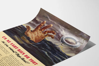 Canadian War Propaganda Poster 1942 - Retro Wall Decoration