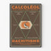 Póster vintage CALCOLÉOL - Aceite de hígado de bacalao solidificado