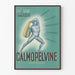 Póster vintage Calmopelvine - Póster publicitario de supositorios