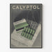 Póster publicitario vintage Calyptol Charpentier