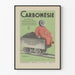 Póster vintage Carbonésie – Publicidad para la salud intestinal