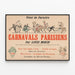 Póster vintage de los carnavales parisinos de Louis Morin — cuadro enmarcado en la pared