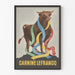 Vintage advertising poster Carnine Lefrancq with bull