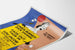 Póster vintage de teatro musical Fade Out Fade In