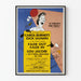 Póster vintage de teatro musical Fade Out Fade In