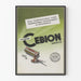 Póster vintage Vitamina Cebion Merck para administración oral e inyectable