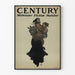 Póster vintage Century Midwinter Fiction Number