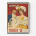 Póster vintage Champagne Plusquin Feu