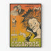 Póster vintage Los Oscardos - cantos, bailes y acrobacias