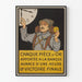Vintage military poster - Gold piece and final victory
