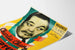 Póster vintage de Charlie Chan en Egipto