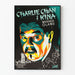 Póster de película vintage Charlie Chan en Shanghái