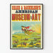Póster vintage del Museo de Arte de Estados Unidos Chase & Bachelder