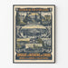 Póster vintage Camino de Hierro de Orleans - Sindicato de Iniciativa de Indre