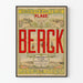 Póster vintage Berck Plage Caminos de Hierro del Norte y del Este