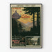 Póster vintage La Vallée de Celles Vosges - Chemins de Fer de l'Est