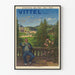 Póster vintage de los Ferrocarriles del Este Vittel Vosgos