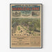 Póster vintage Bagnoles-de-l'Orne Establecimiento Termal Normandía
