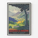 Póster vintage de los Ferrocarriles del Midi - Estación Termal de Bagnères de Bigorre