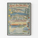 Póster vintage de los Ferrocarriles del Sur de Francia - Líneas de Meyrargues a Grasse y de Hyères a Saint-Raphaël