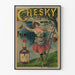 Póster publicitario vintage Cherry Whisky Chesky Frémy Fils