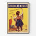 Póster vintage de chocolate Menier - Decoración mural retro