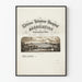 Póster vintage de la Asociación de Hospitales Voluntarios Citizens en Filadelfia 1862