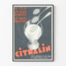 Póster vintage Salud - Citralina para el Hígado y las Vías Digestivas