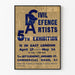 Póster de la Exposición Vintage de Artistas de la Defensa Civil