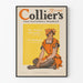 Póster vintage Collier's The National Weekly - La sufragista silenciosa