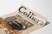 Póster vintage Collier's The National Weekly Good-By Summer 1912