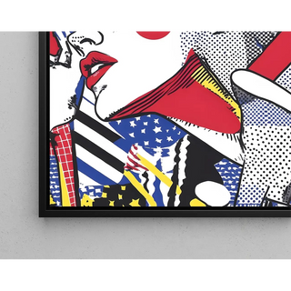 Tableau Pop Art, intitulée - Beauté en Mouvement | Reproduction Tableau Décoration murale affiche copie