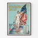 Póster vintage patriótico Columbia Calls U.S. Army