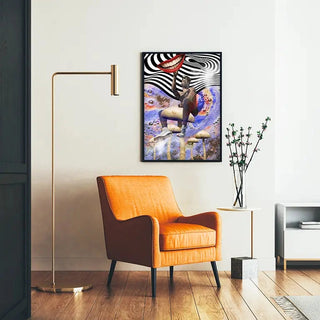 Tableau Street art - Sérénité Psychédélique