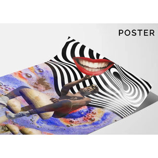Tableau Street art - Sérénité Psychédélique
