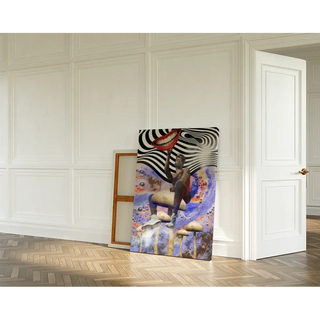 Tableau Street art - Sérénité Psychédélique