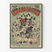 Póster vintage de concierto Ambassadeurs