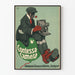 Póster vintage Contessa Camera Werke Stuttgart