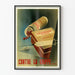 Póster vintage médico contra la gripe Artem Legrand